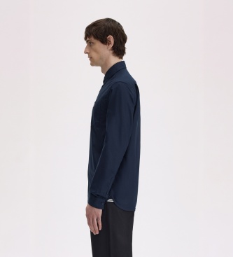 Fred Perry Camisa Oxford azul-marinho