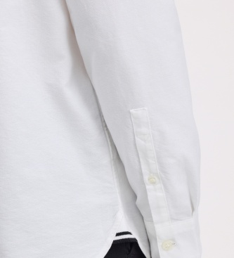 Fred Perry Camisa Oxford branca