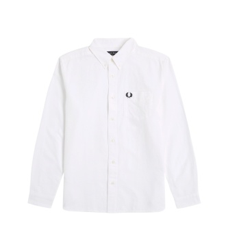 Fred Perry Camisa Oxford branca