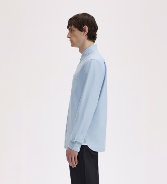 Fred Perry Camisa Oxford azul claro