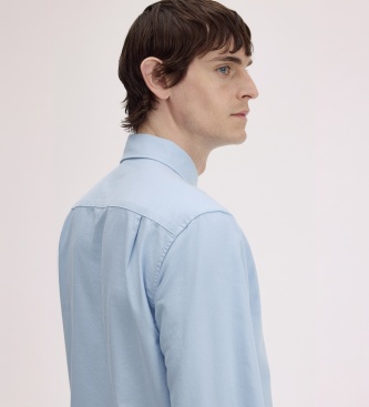 Fred Perry Camisa Oxford azul claro