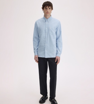 Fred Perry Camisa Oxford azul claro