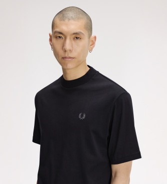 Fred Perry T-shirt med reflekterande tryck svart
