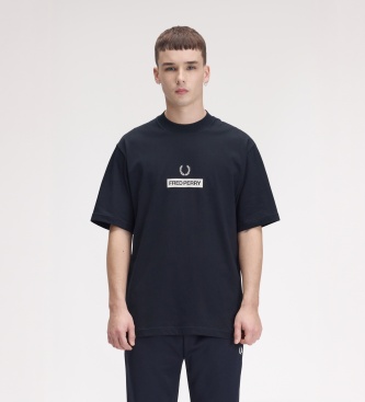 Fred Perry Camiseta Graphic azul marino