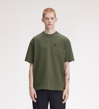 Fred Perry Camiseta Relaxed verde