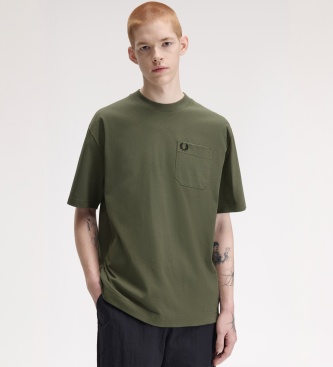 Fred Perry Camiseta Relaxed verde