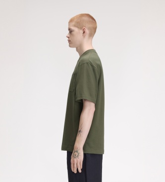 Fred Perry Camiseta Relaxed verde