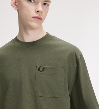 Fred Perry Camiseta Relaxed verde