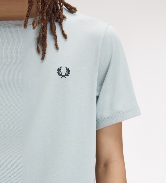 Fred Perry Camiseta Ringer azul