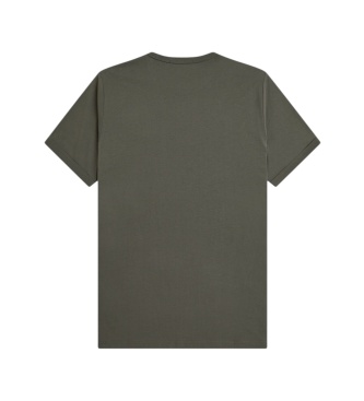 Fred Perry Camiseta Ringer verde
