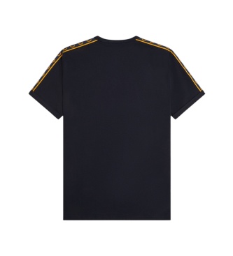 Fred Perry Camiseta Ringer Contrast Tape azul marino