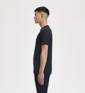Fred Perry Camiseta Ringer negra