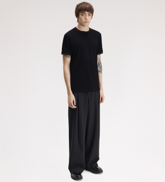 Fred Perry Camiseta Twin Tipped azul marino