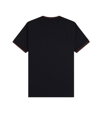 Fred Perry Camiseta Twin Tipped azul marino