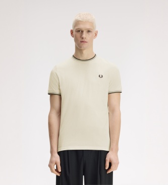 Fred Perry Camiseta Twin Tipped beige