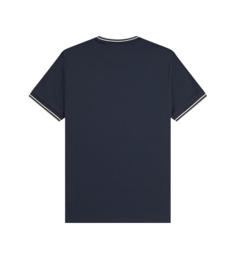 Fred Perry Camiseta Twin Tipped marino claro