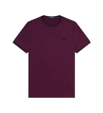 Fred Perry Camiseta Twin Tipped lila