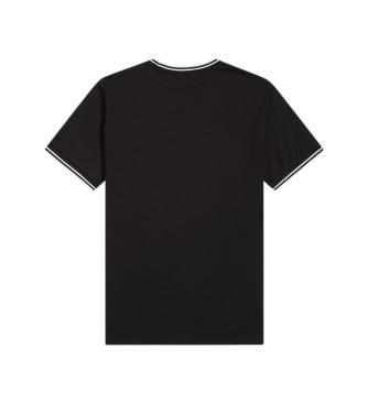 Fred Perry Camiseta Twin Tipped negra