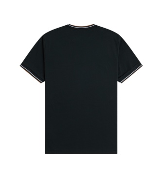 Fred Perry Camiseta Twin Tipped verde oscuro