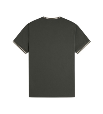 Fred Perry Camiseta Twin Tipped verde