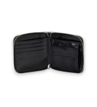 Fred Perry Cartera Classic con cremallera negra