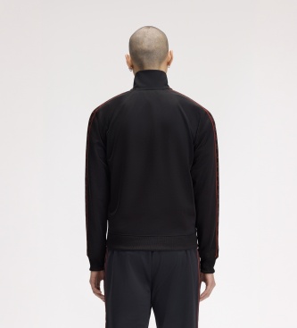 Fred Perry Giacca da tuta Contrast Tape nera
