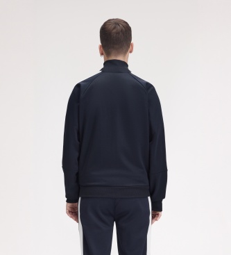 Fred Perry Giacca da tuta Printed Tape blu navy