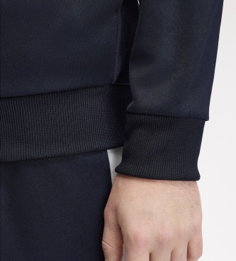 Fred Perry Giacca da tuta Printed Tape blu navy