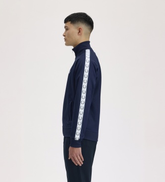 Fred Perry Giacca da tuta Taped blu navy