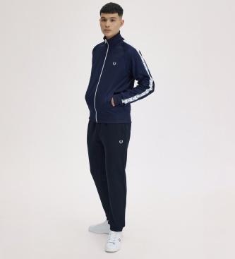 Fred Perry Giacca da tuta Taped blu navy