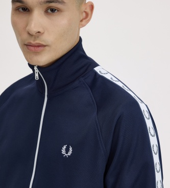 Fred Perry Giacca da tuta Taped blu navy