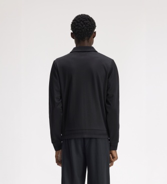 Fred Perry Giacca da tuta Tipped Tape nera