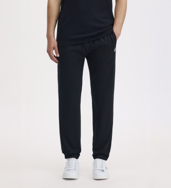 Fred Perry Črne trenirke Loopback