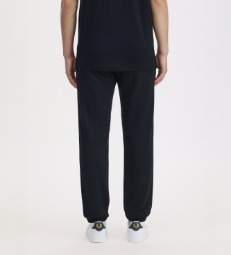 Fred Perry Črne trenirke Loopback