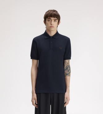 Fred Perry Polo liso marinho