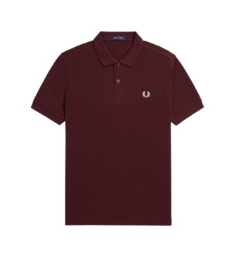 Fred Perry Polo liso bordô