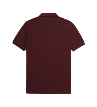 Fred Perry Polo liso bordô