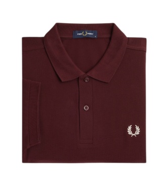 Fred Perry Polo liso bordô