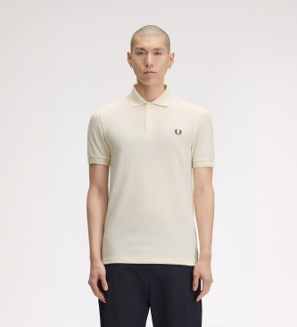 Fred Perry Polo liso bege