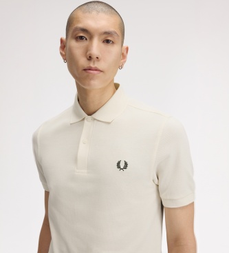 Fred Perry Polo liso bege