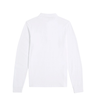 Fred Perry Polo liso de manga comprida branco