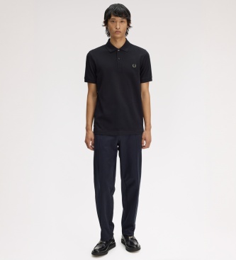 Fred Perry Polo liso preto