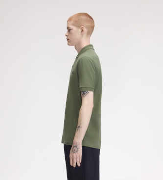 Fred Perry Polo liso verde louro