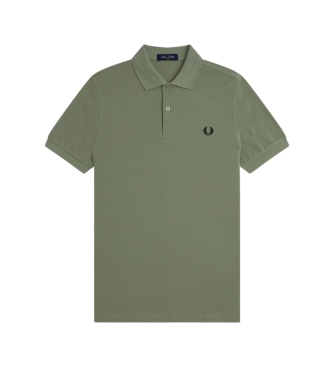 Fred Perry Polo liso verde louro
