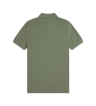 Fred Perry Polo liso verde louro