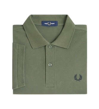 Fred Perry Polo liso verde louro