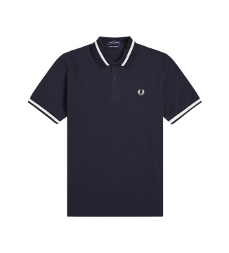 Fred Perry Polo Single Tipped England azul-marinho