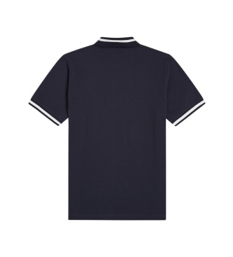 Fred Perry Polo Single Tipped England azul-marinho
