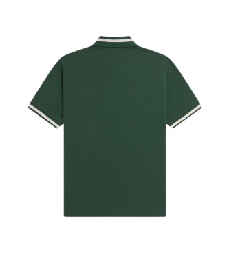 Fred Perry Polo Single Tipped England verde