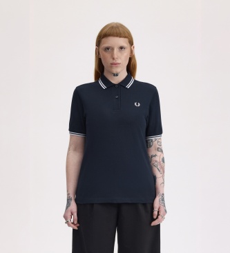 Fred Perry Polo Twin Tipped azul-marinho